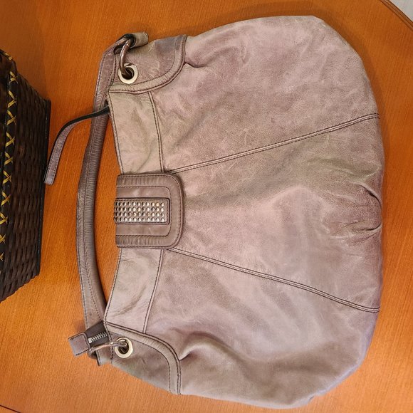 Marciano Leather Bag Studded Hobo Large Size. - Picture 11 of 11